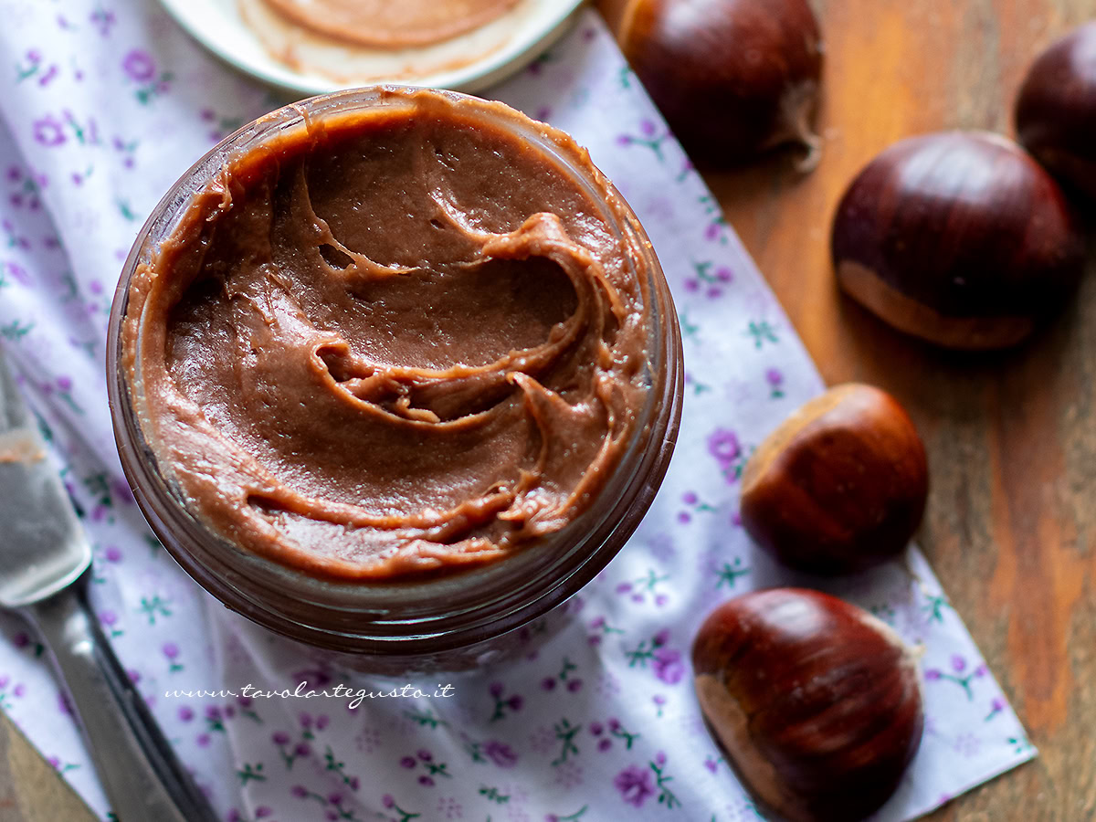 Crema di castagne (crema di marroni) Ricetta Crema di castagne