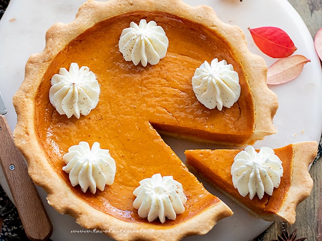 Pumpkin pie - Ricetta pumpkin pie-