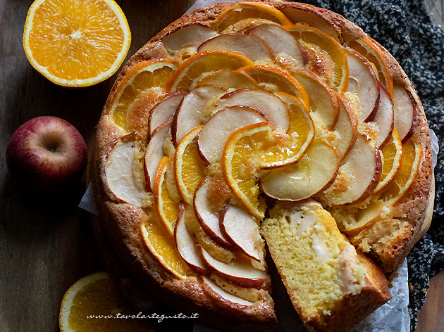 Torta mele e arance - Ricetta Torta mele e arance