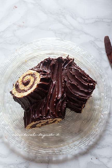 Tronchetto Di Natale Ganache.Tronchetto Di Natale La Ricetta Originale Facile E Golosa Passo Passo