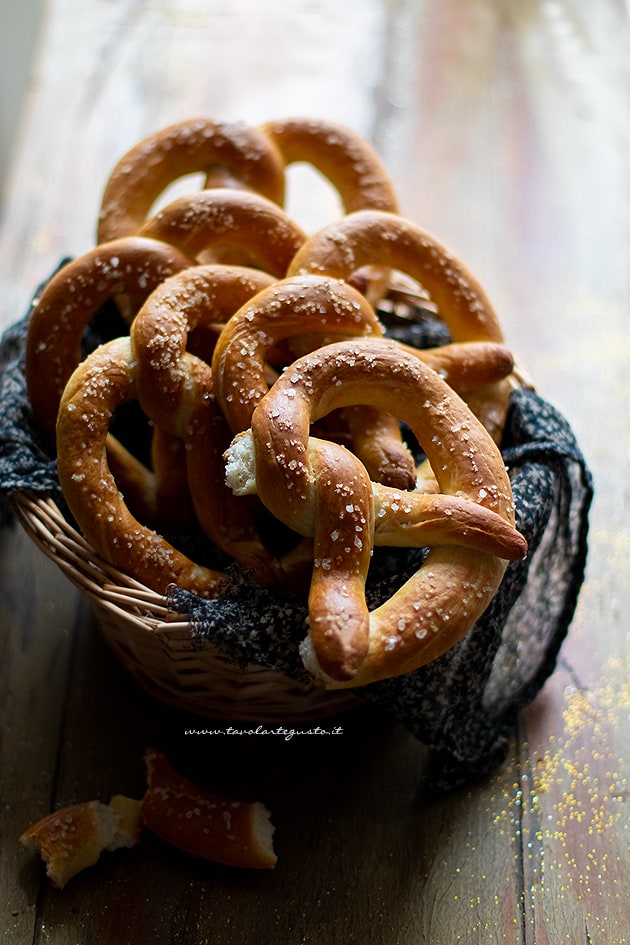 interno dei Pretzel - Brezel - Ricetta Brezel - Ricetta di Tavolartegusto