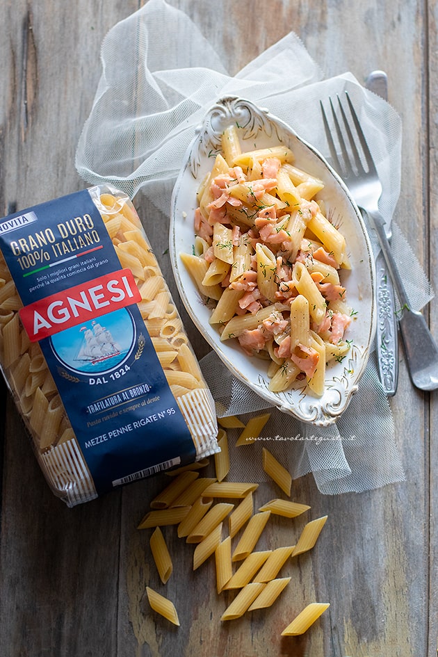 pasta al salmone cremosa