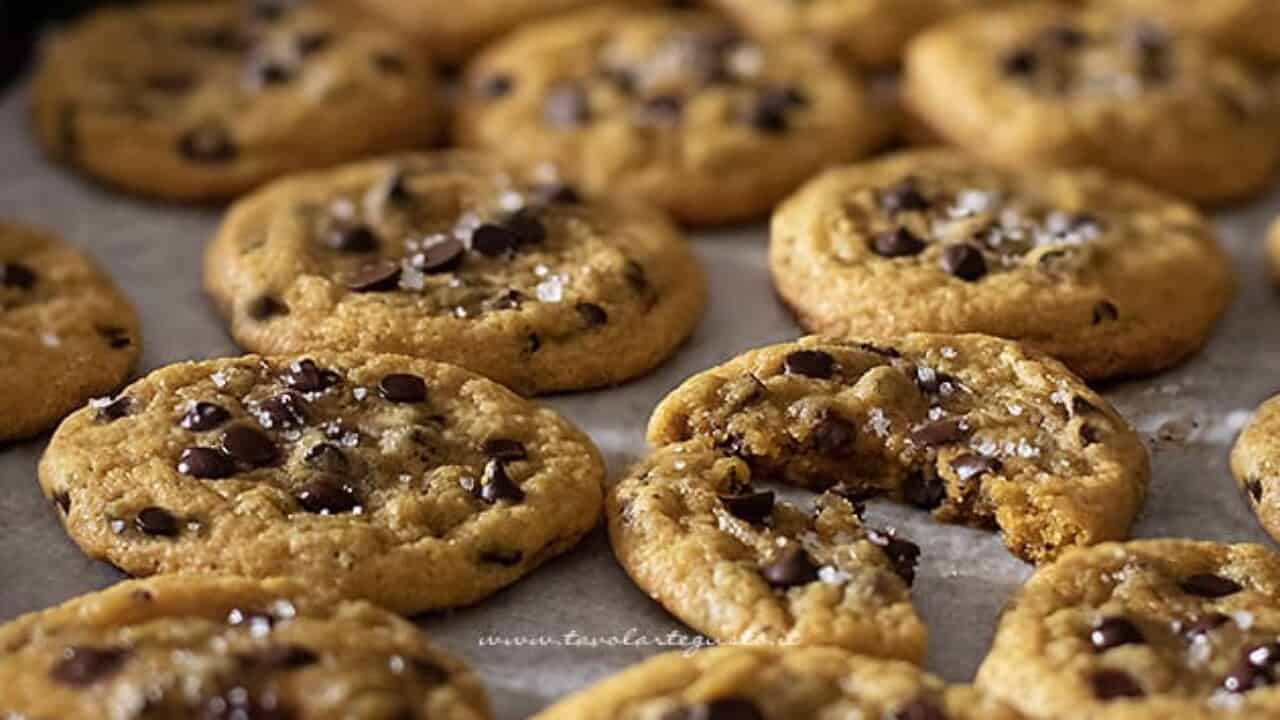 Ricetta Biscotti Di Natale Americani.Cookies Ricetta Originale Dei Biscotti Cookies Americani Passo Passo