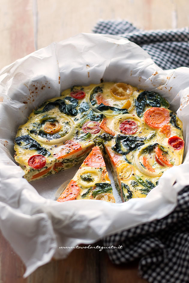 Frittata di verdure - Ricetta Frittata di verdure-