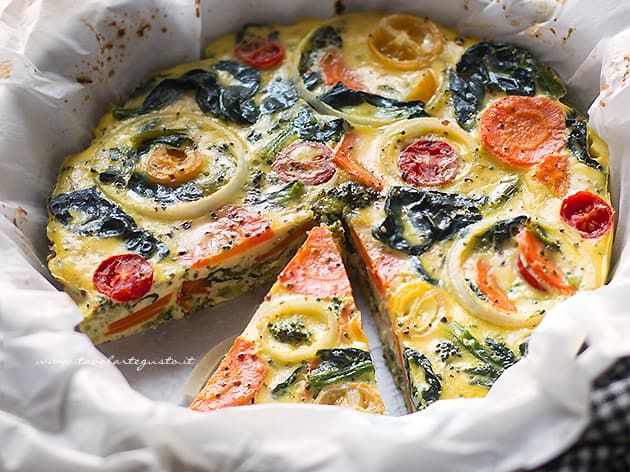 Frittata di verdure - Ricetta Frittata di verdure