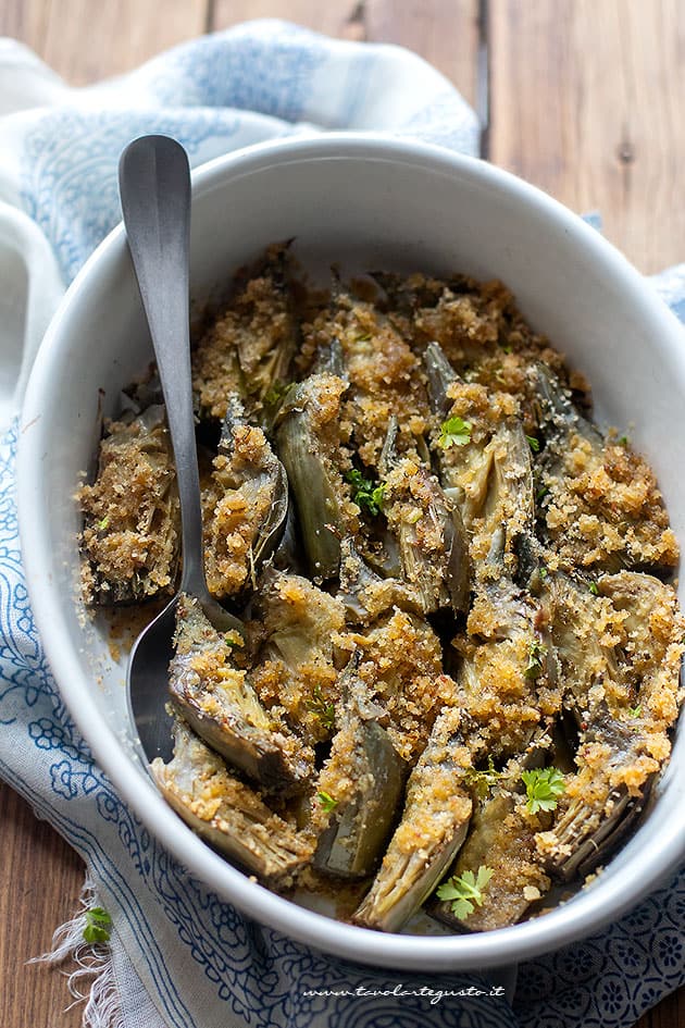 Carciofi al forno - Ricetta di Tavolartegusto