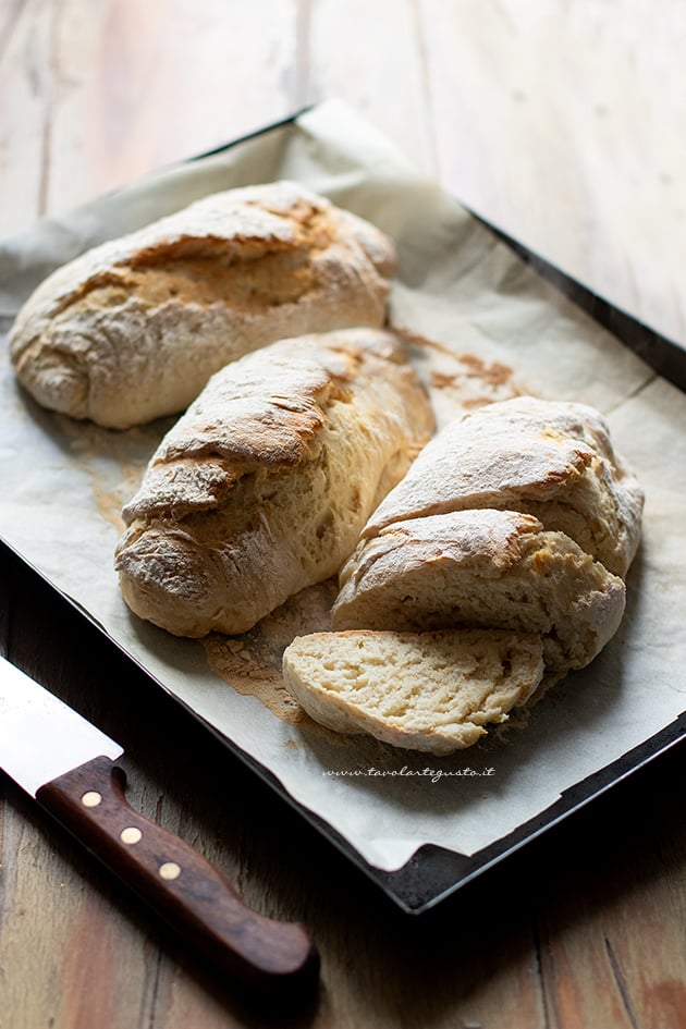 Pane senza lievito - Ricetta Pane senza lievito-