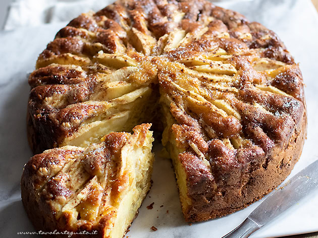 Torta senza lievito - Torta di mele senza lievito