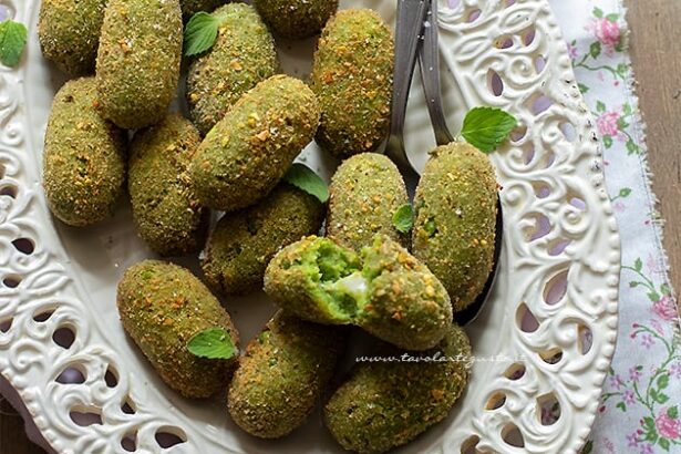 Polpette di piselli - Ricetta Polpette di piselli