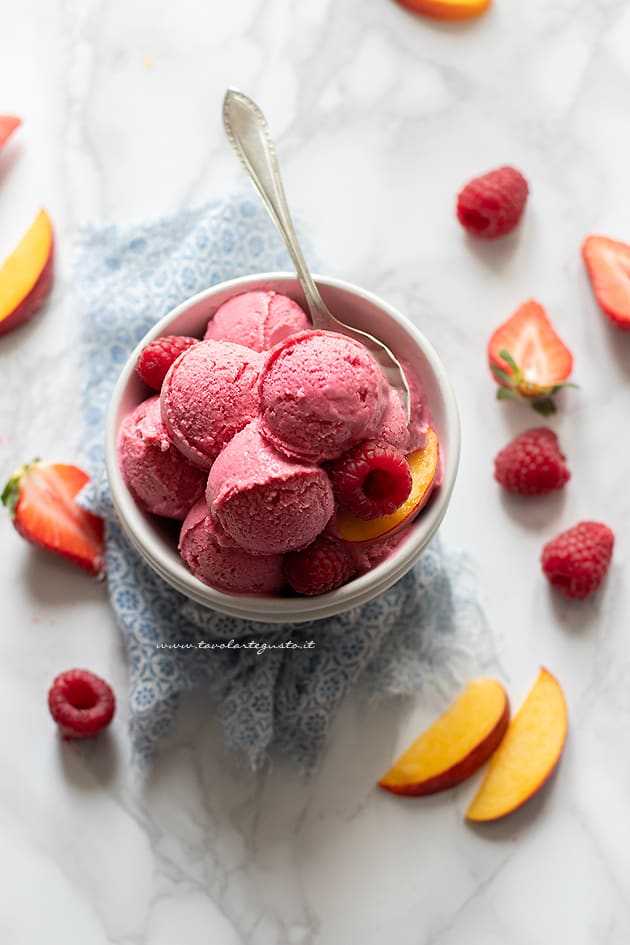 Ricetta Gelato alla frutta