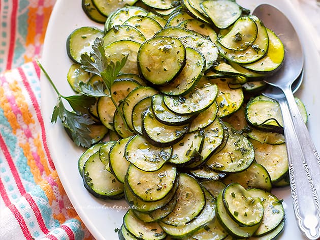 Zucchine trifolate - zucchine in padella