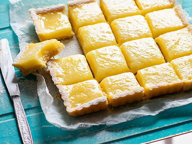 Lemon Tart - Ricetta Lemon tart (Crostata con lemon curd)