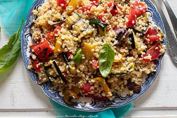 Insalata di Bulgur - Ricetta Insalata di Bulgur - Ricetta di Tavolartegusto