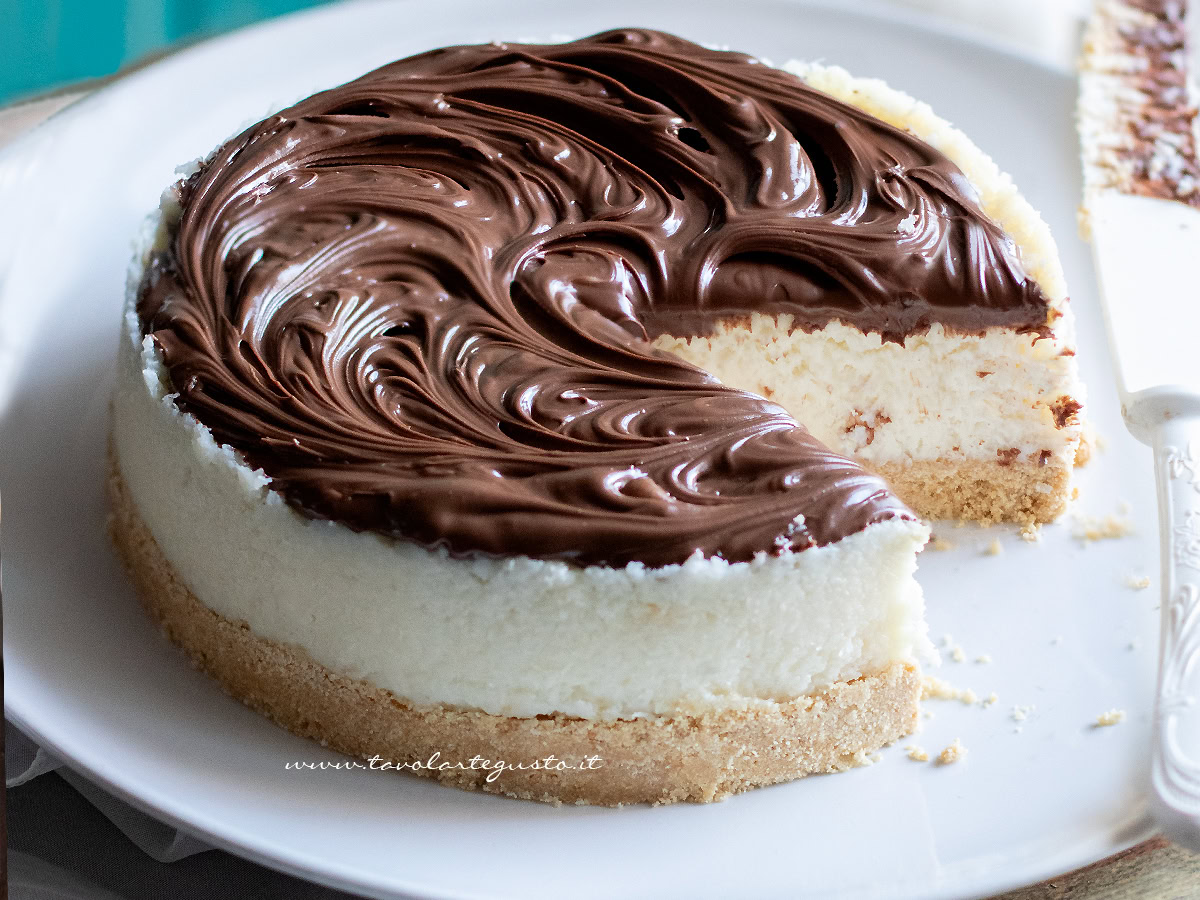 cheesecake cocco e nutella