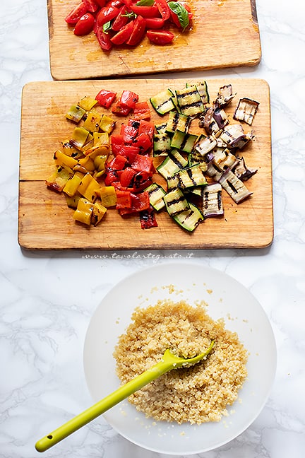 come cucinare il Bulgur - Ricetta Insalata di Bulgur con verdure