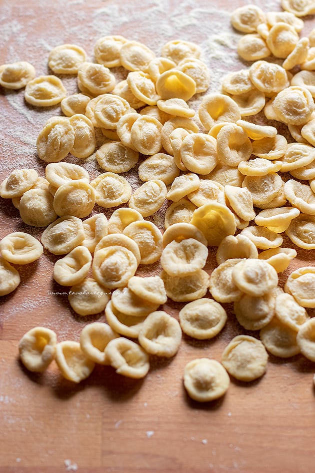 conservare le Orecchiette