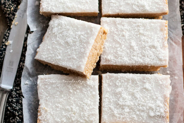 quadrotti al limone e cocco