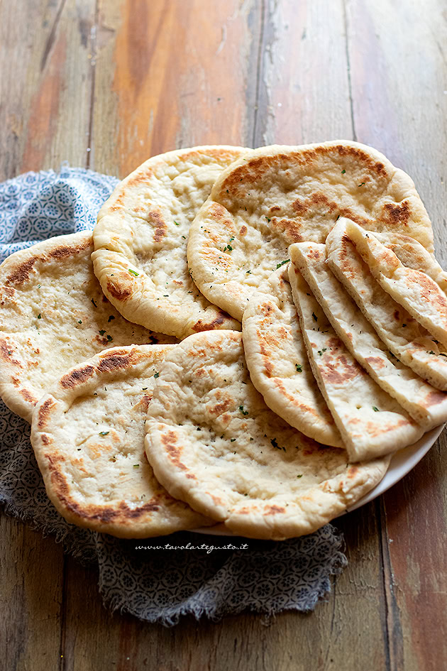 Naan - pane naan - Ricetta Pane indiano-