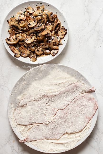 come fare le scaloppine ai funghi