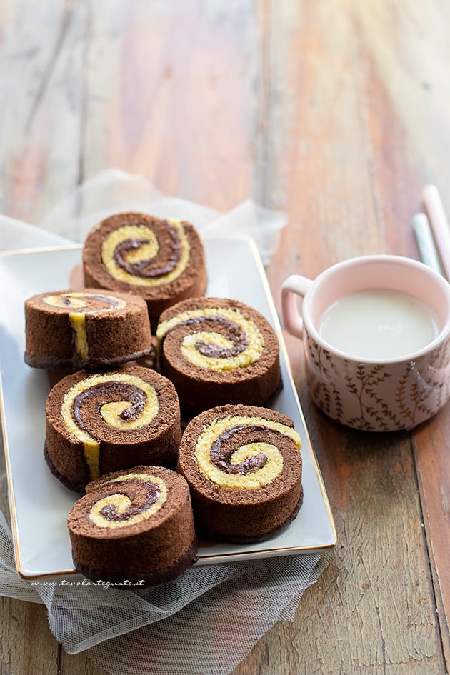 Girelle - Ricetta Girelle alla nutella-