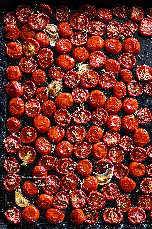 Pomodorini confit - Pomodorini al forno ( Ricetta Pomodorini confit)-