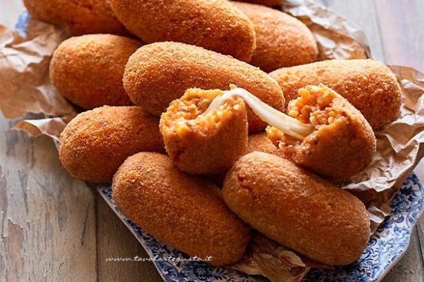 Suppli di riso - Ricetta Supplì al telefono - Ricetta di Tavolartegusto