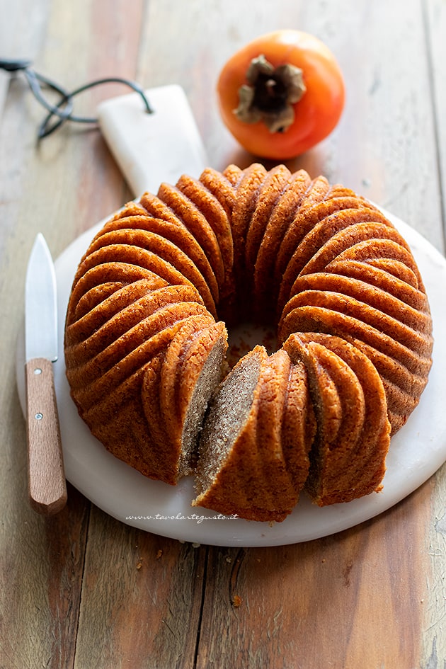 Torta di cachi - Ricetta Torta di cachi- - Ricetta di Tavolartegusto