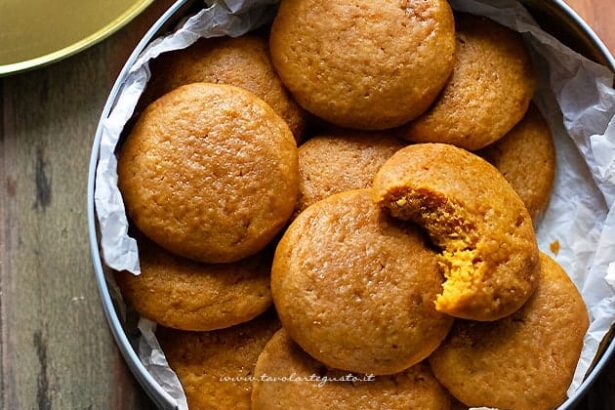 Biscotti alla zucca morbidi