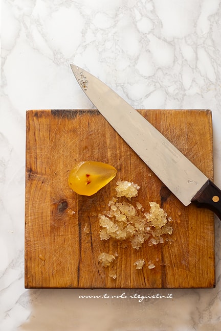 mostarda mantovana per Tortelli di zucca