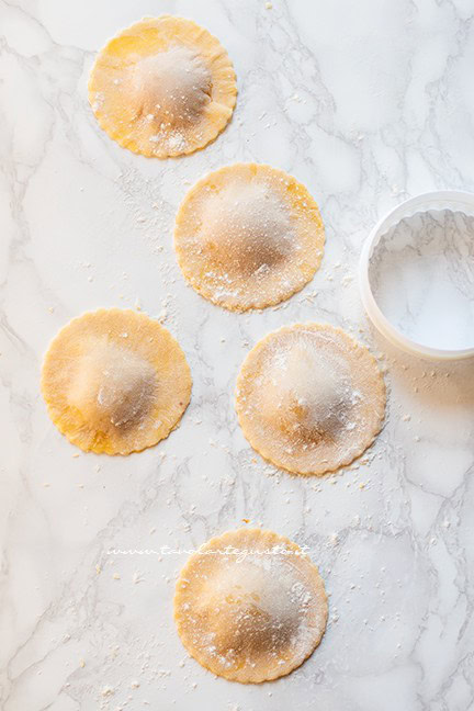 tortelli di zucca pronti da cuocere