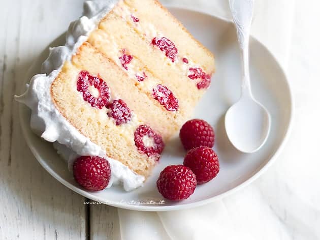 Torta ai lamponi - Ricetta di Tavolartegusto