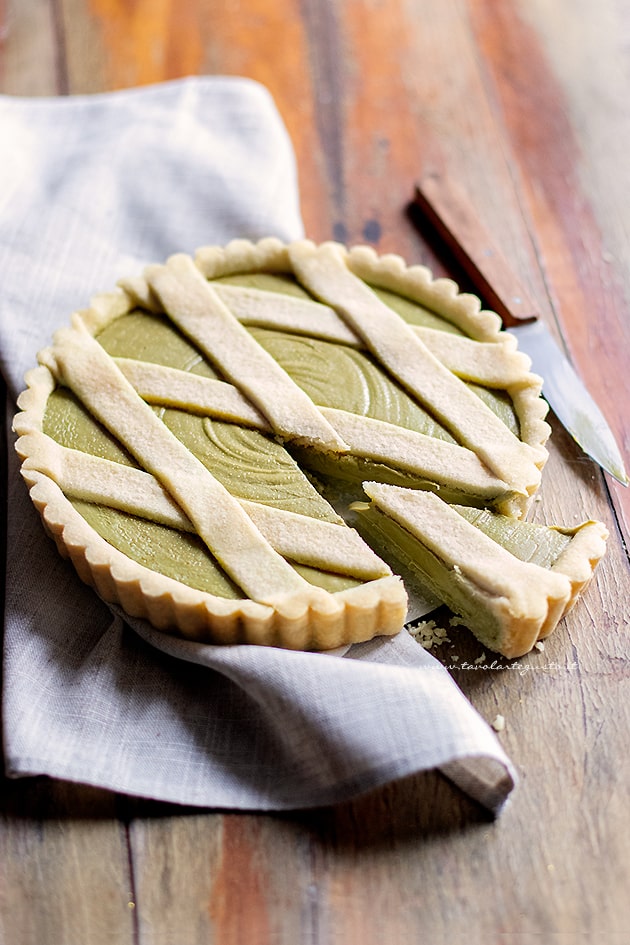 Crostata al pistacchio 