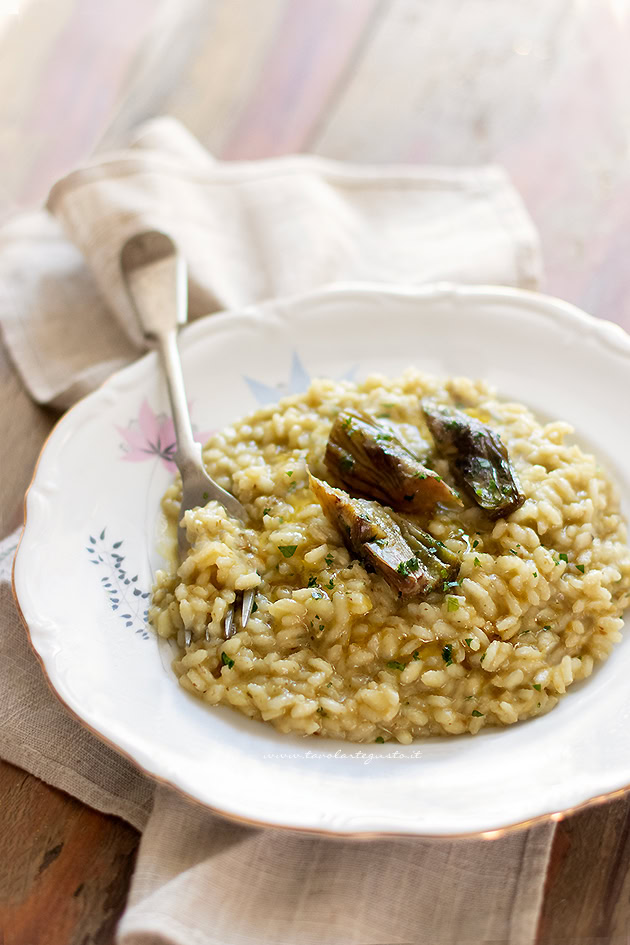 Ricetta risotto ai carciofi