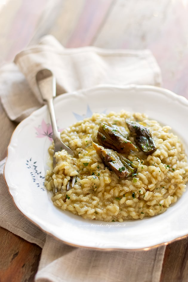 Risotto ai carciofi - Ricetta Risotto con carciofi-