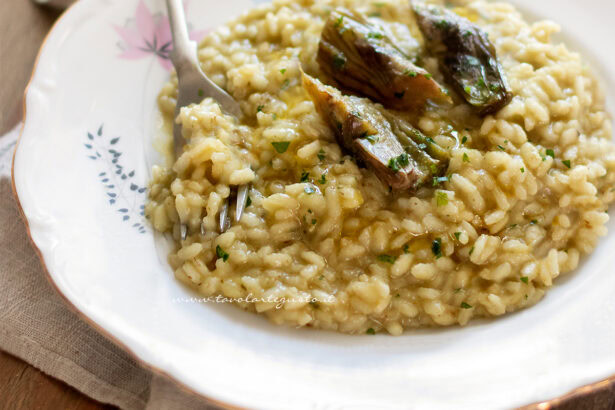 Risotto ai carciofi - Ricetta Risotto con carciofi