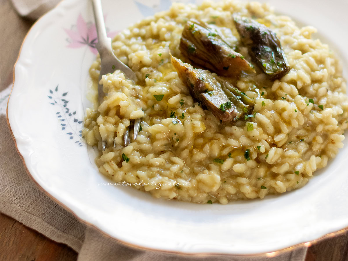 Risotto ai carciofi - Ricetta Risotto con carciofi