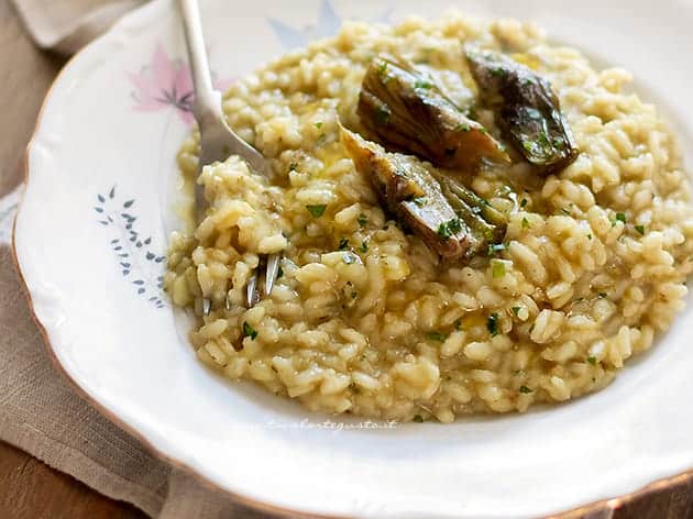 Risotto ai carciofi - Ricetta Risotto con carciofi