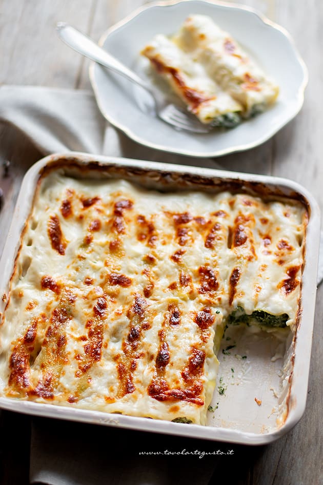 Cannelloni ricotta e spinaci-