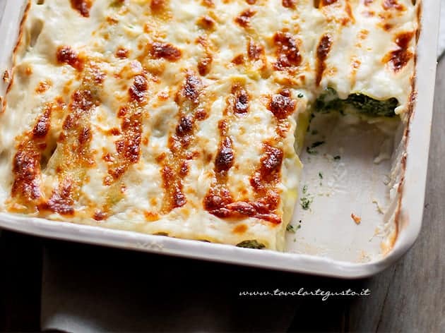 Cannelloni ricotta e spinaci