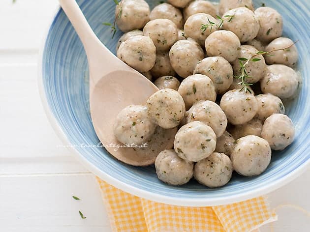 Polpette al limone ricetta - Ricetta di Tavolartegusto