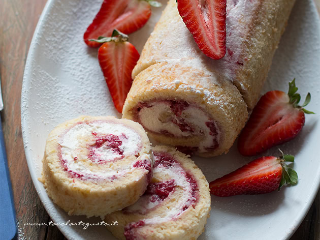 Rotolo alle fragole