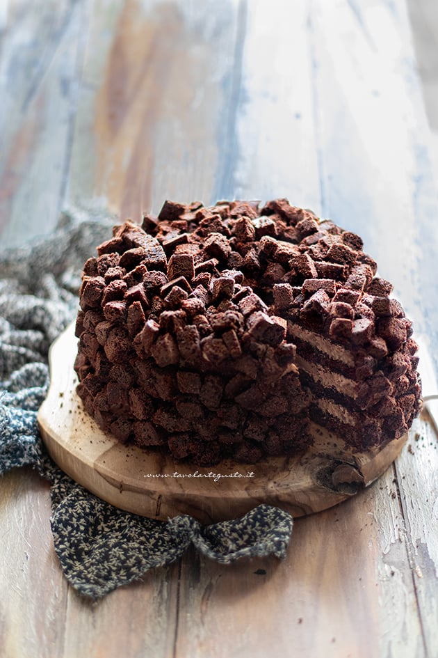 Torta mimosa al cioccolato-