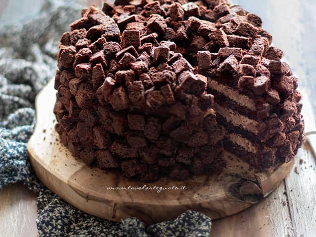 Torta mimosa al cioccolato