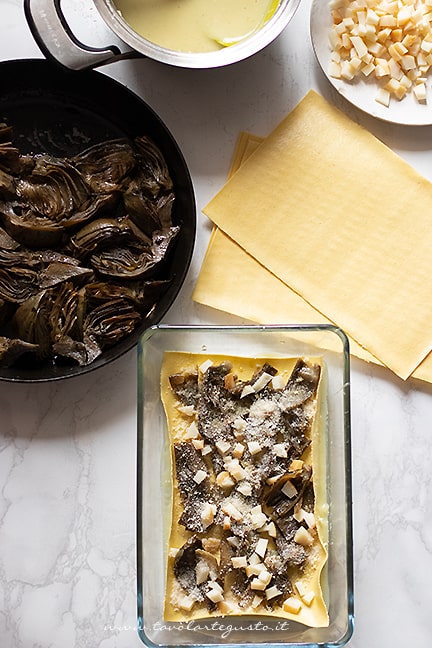 Come fare le lasagne ai carciofi