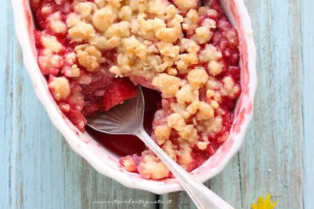 Crumble di fragole -