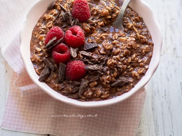 Porridge al cioccolato