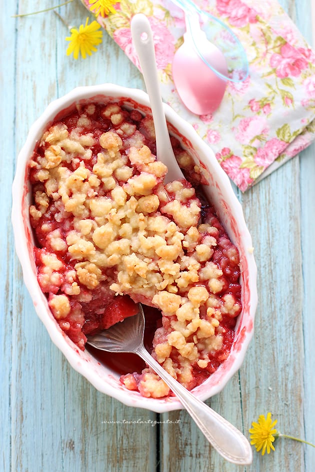 Ricetta Crumble di fragole