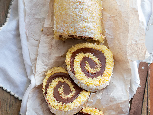 Rotolo Nutella e cocco