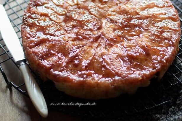 Torta di mele rovesciata ricetta- - Ricetta di Tavolartegusto