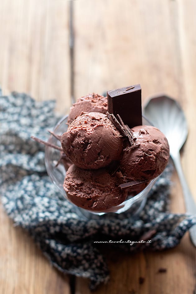 Gelato al cioccolato - - Ricetta di Tavolartegusto